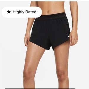 Nike aeroswift womens running shorts size small NWT black